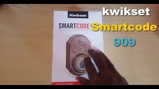 kwikset smartcode 909 Electronic Deadbolt [upl. by Nylrac897]