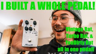 I built my first pedal  BYOC Mouse Kit Build and Review rat youdirtyrat turborat [upl. by Yessej]