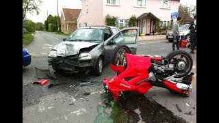 MOTORCYCLE CRASHES ON THE ROAD 🔥 BIKER CRASHING HARD \ COMPILATION Ep 18 [upl. by Tiras890]