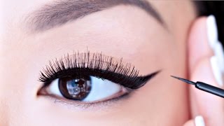 HOW TO Apply Liquid Eyeliner For Beginners  chiutips [upl. by Enellek]