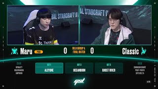 2024 GSL S1 Ro8 Group A Match5 Maru vs Classic [upl. by Rese]