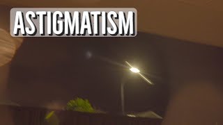 ASTIGMATISM vision vs NORMAL vision [upl. by Emoraj]