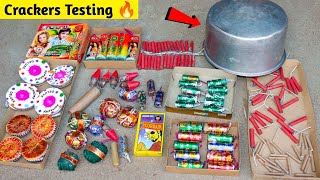 Different Types of Crackers Testing  Bullet Crackers Experiment  Fireworks Testing  Patakhe [upl. by Ger]