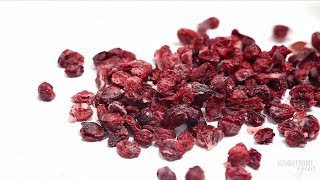 How To Make Dried Cranberries  No Sugar Recipe [upl. by Nalo]