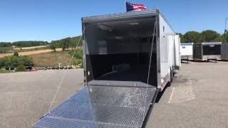 28 Enclosed Race Trailer  Loaded with Options [upl. by Bates]