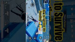 pubgmobile bgmi how survive flood in castle 🥶🥶funny camping shorts ☠️☠️enjoy [upl. by Ahsiat]