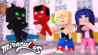 Minecraft TIKKI e PLAGG FUGIRAM da MARINETTE e ADRIEN  MIRACULOUS LADYBUG ‹ KEDDEK › [upl. by Dagnah]