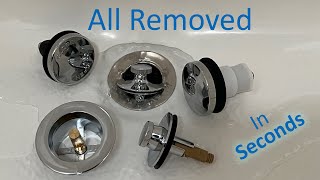 How to Remove Bathtub Drain Stopper [upl. by Greenquist]