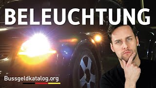 KfzBeleuchtung Wann ist welcher Scheinwerfer zu nutzen 💡  bussgeldkatalogorg [upl. by Bultman690]