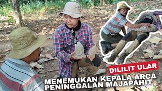 JATIM GEGER  MASUK HUTAN DILILIT ULAR BESAR SAAT TEMUKAN ARCA RAJA MAJAPAHIT [upl. by Lipman]