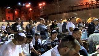 Exciting thousands of Jews pray quotSelichotquot at the Western Wall [upl. by Bastien]