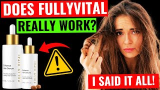 FULLYVITAL HAIR SERUM US ❌ FULLYVITAL HAIR SERUM OFFICIAL WEBSITE❌FULLYVITAL HAIR SERUM 2024❌NEW [upl. by Dorolisa]