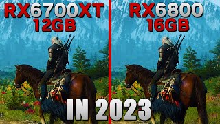 RX 6700 XT 12GB vs RX 6800 16GB  Tested in 15 games [upl. by Heyman752]