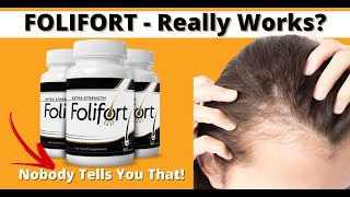 FOLIFORT REVIEW  ⚠️ALERT  FoliFort Hair Growth Supplement  FoliFort Reviews  Folifort [upl. by Alvord]