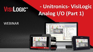 WEBINAR  Unitronics VisiLogic Analog IO Part 1 [upl. by Ahsropal]