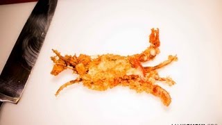 How to make tempura softshell crab [upl. by Mcclain]