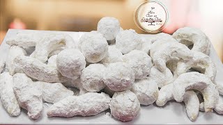 GALLETAS DE NUEZ BESOS DE NOVIACUERNITOS DE NUEZ  WALNUT SNOWBALL COOKIES RECIPE  quotMISS RECETASquot [upl. by Gone]