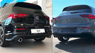 NEW Volkswagen Golf GTI 2024 vs New Volkswagen Golf GTD 2024  REVS and Exhaust sound comparison [upl. by Nossyla]