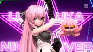 1080P Full風 Luka Luka★Night Fever ルカルカ★ナイトフィーバー 巡音ルカ Project DIVA English lyrics romaji subtitles [upl. by Racso]