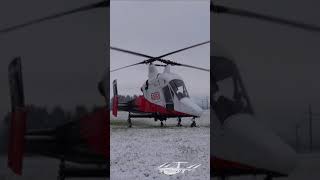 KMAX Intermeshing Rotors Helicopter Startup amp Takeoff [upl. by Tenneb]