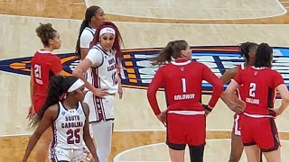 South Carolina Gamecocks Womens Basketball vs NC State  2024 Final Four  452024 [upl. by Ellary]