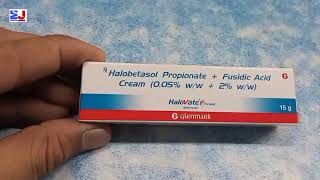 Halovate F Cream  Halobetasol propionate amp Fusidic Acid Cream  Halovate F Cream uses Review Hindi [upl. by Iahc]