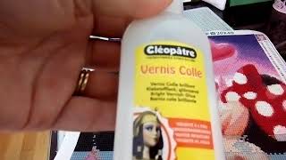 COMMENT JE TERMINE MES DP AVEC LE VERNIS COLLE CLEOPATRE [upl. by Corine]