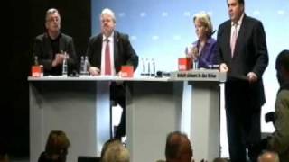 Rede von Sigmar Gabriel auf der Betriebsrätekonferenz in Bochum am 22 März 2010 [upl. by Aicilyt]