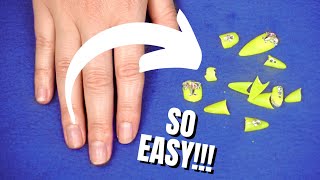 DIY HOW TO REMOVE GEL NAILS amp GEL EXTENSIONS [upl. by Widera]