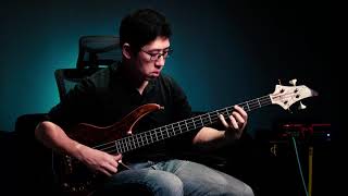 Victor Wooten  Classical Thump Full Version Bass Cover by Ming [upl. by Ahsimrac]