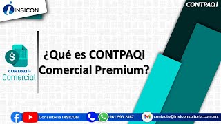 ¿Qué es CONTPAQi Comercial Premium [upl. by Nnaira]