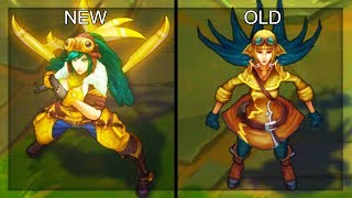 All Irelia Skins NEW and OLD Texture Comparison Rework 2018 League of Legends [upl. by Joel]