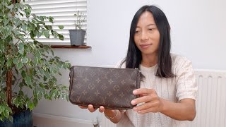 Louis Vuitton Pochette Accessoires discontinued My thoughts [upl. by Roselle]