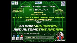 FullDuplex and MIMO Antenna Configurations for 6G Communication and Automotive Radars [upl. by Tyson]