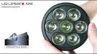 Lampe Torche Ultra Puissante X21R  Led Lenser France [upl. by Etiuqram]