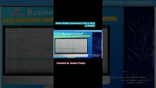 HowTo attach Multiple Links Notes amp Documents in Business Central [upl. by Elfont49]