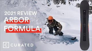 2021 Arbor Formula Camber Snowboard Review  Curated [upl. by Bucella796]