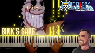 One Piece  Binks Sake  Piano [upl. by Purdy201]