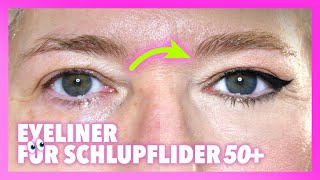 🔴 Eyeliner für Schlupflider  Schritt für Schritt erklärt [upl. by Courtnay734]