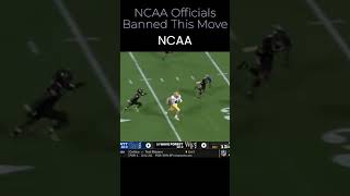 The NCAA Banned This Move 👀 shorts ncaa collegefootball [upl. by Eram]