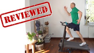 Domyos W100 treadmill review Decathlon treadmill eng [upl. by Ainavi]