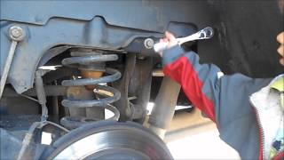 Rear Shock Replacement  2006 Commander [upl. by Adnwahs206]