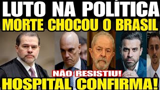 LUTO NA POLÍTICA NÃO RESISTIU MINISTRO DO STF DIAS TOFFOLI ACABOU DE SER DIVULGADO MELHORA NA SAU [upl. by Shani]