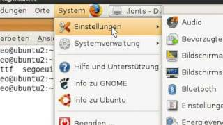 Windows TrueType Fonts in Ubuntu Teil 2 von 2 [upl. by Meehahs153]