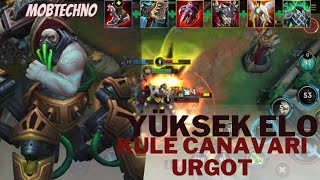 YÜKSEK ELO SOLO URGOT TAM BİR KULE CANAVARI  GRANDMASTER A DOĞRU  WİLD RİFT [upl. by Kallick802]