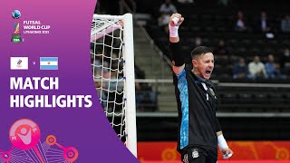 RFU v Argentina  FIFA Futsal World Cup 2021  Match Highlights [upl. by Fonda562]