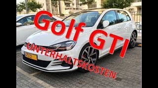 VW Golf 7 GTI Performance  2018  Unterhaltskosten [upl. by Thurmond]