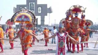 Danza Apache de Tecomán Colima basilica de guadalupe [upl. by Nehr]