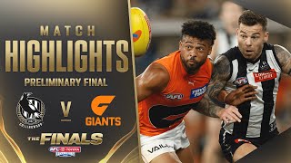 Collingwood v GWS Giants Highlights  Preliminary Final 2023  AFL [upl. by Assenaj]