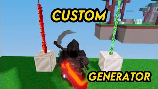 How to make custom generators in Roblox bedwars [upl. by Esor]